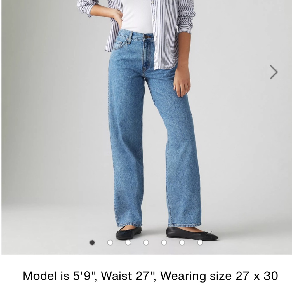 Levi's Baggy Dad Women’s medium/dark Straight Leg Jeans